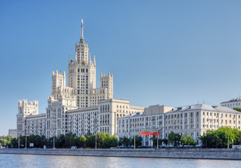 Fototapeta na wymiar Stalin's famous skyscraper