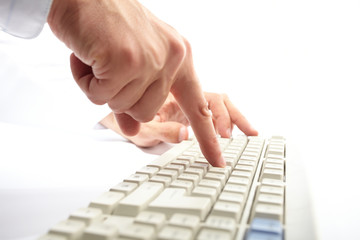 Hands on keyboard