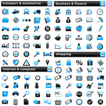pack Icons III blue