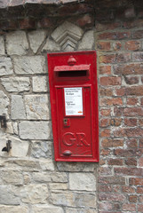 A Red British Post Box