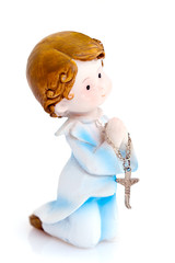Figurine enfant communiant
