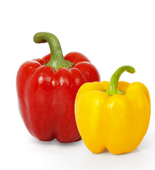 Red and yellow sweet pepper