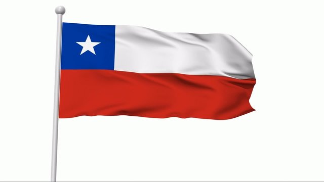 Fahne Chile NTSC