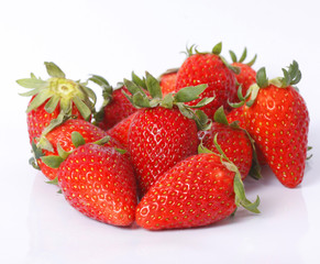 strawberry on a white background