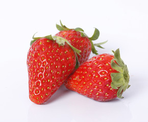 strawberry on a white background