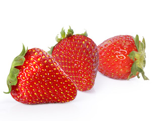 strawberry on a white background