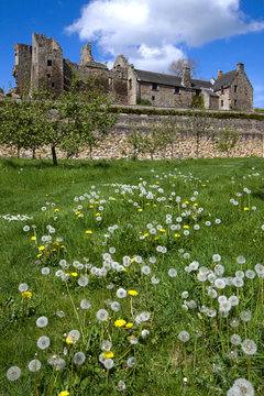 Aberdour Castle and Gardens, Fife, Scotland