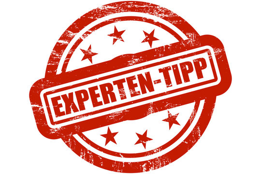 Sternen Stempel rot EXPERTEN-TIPP