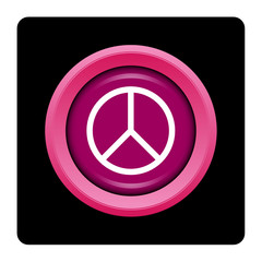 Internet, bouton, logo, picto, paix, love, hippie, libre