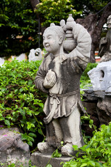 Stone Statue In Wat Po