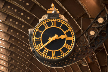 Antique Railway Station Clock