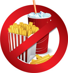 Fast food danger label