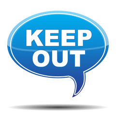 KEEP OUT ICON