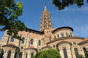 la basilique Saint-sernin de Toulouse