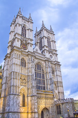 Fototapeta na wymiar The Westminster Abbey church, London, UK