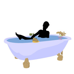 Spa Illustration Silhouette