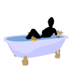 Spa Illustration Silhouette