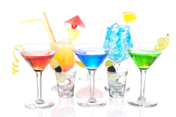 Alcoholic Cocktails variation martini