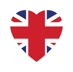 Union Jack Love Heart