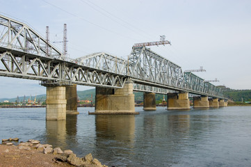 The railway bridge
