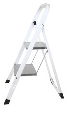 Small step - ladder isolated on white