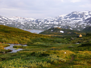 Fototapeta na wymiar Beautiful Norway mountain landscape