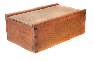 Handmade box out of pine wood