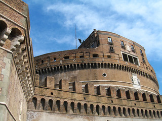 Fototapeta na wymiar Castel Sant'Angelo a Roma