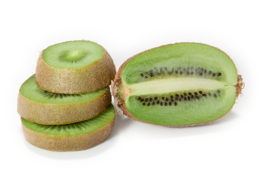 Zerschnittene Kiwifrucht