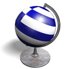 MAPPAMONDO CON BANDIERA SVEZIA