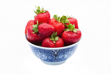 Erdbeeren in einer Schale