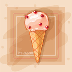 Cherry ice cream