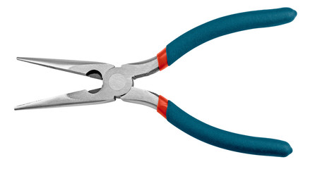 Pliers isolated on white background.