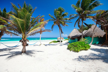 Obraz na płótnie Canvas Piękna plaża Karaibów