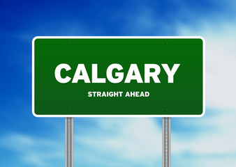 Calgary Highway  Sign