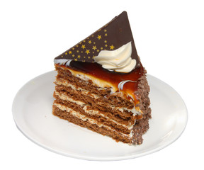piece  of cake close up
