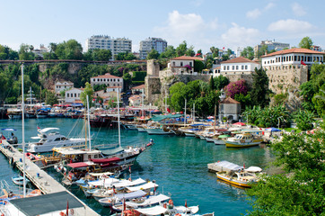 Fototapeta premium Turecki port Antalya