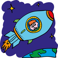 Doodle fear in rocket