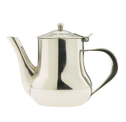 metal teapot