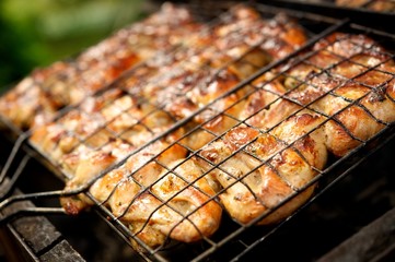 Close-up of a barbecue