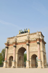 L'Arc de Triomphe du Caroussel in Paris, France