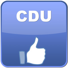 Button CDU mit Daumen hoch