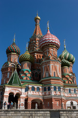 Fototapeta na wymiar Moskwa, Katedra św Bazylego.