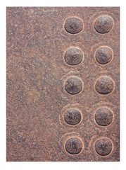 background of the rivets