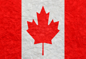 Paper  style flag of Canada