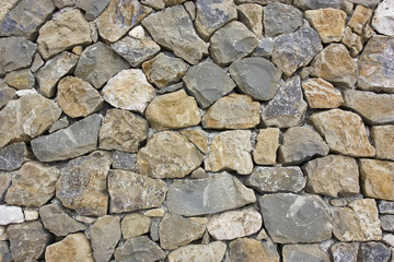 stone wall texture .