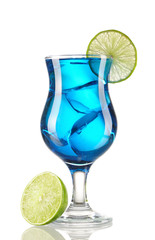 Blue Curacao cocktail