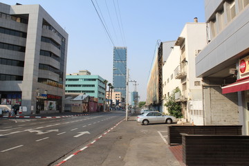 Obraz premium Urban scenic, Tel-Aviv, Israel