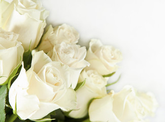 Bunch of white rose