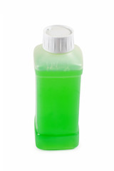 Plastic bottle isolated on a white